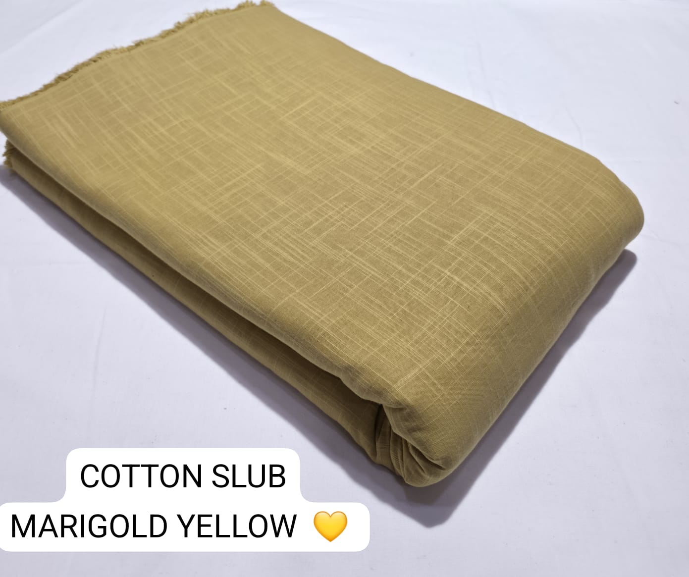 Pure Cotton Plain Slub