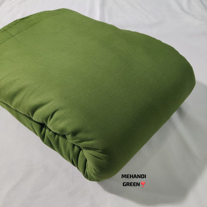 Pure Cotton Plain Flex