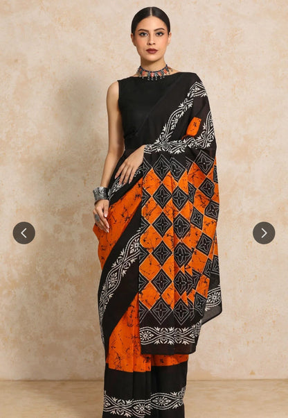 Cotton Mul Mul Saree (MOQ any 6pcs assorted designs)