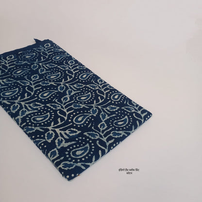 Dabu Fabric Wholesale Pure Cotton Hand Block Printed| Artisan Made MOQ-1 Thaan by Fabtexs