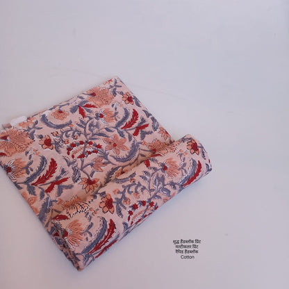 Sanganer Handblock Print fabric (MOQ 1 Thaan)