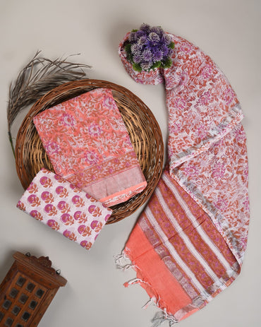 Cotton Linen Dress Material Wholesale | Premium B2B Fabric Set by Fabtexs