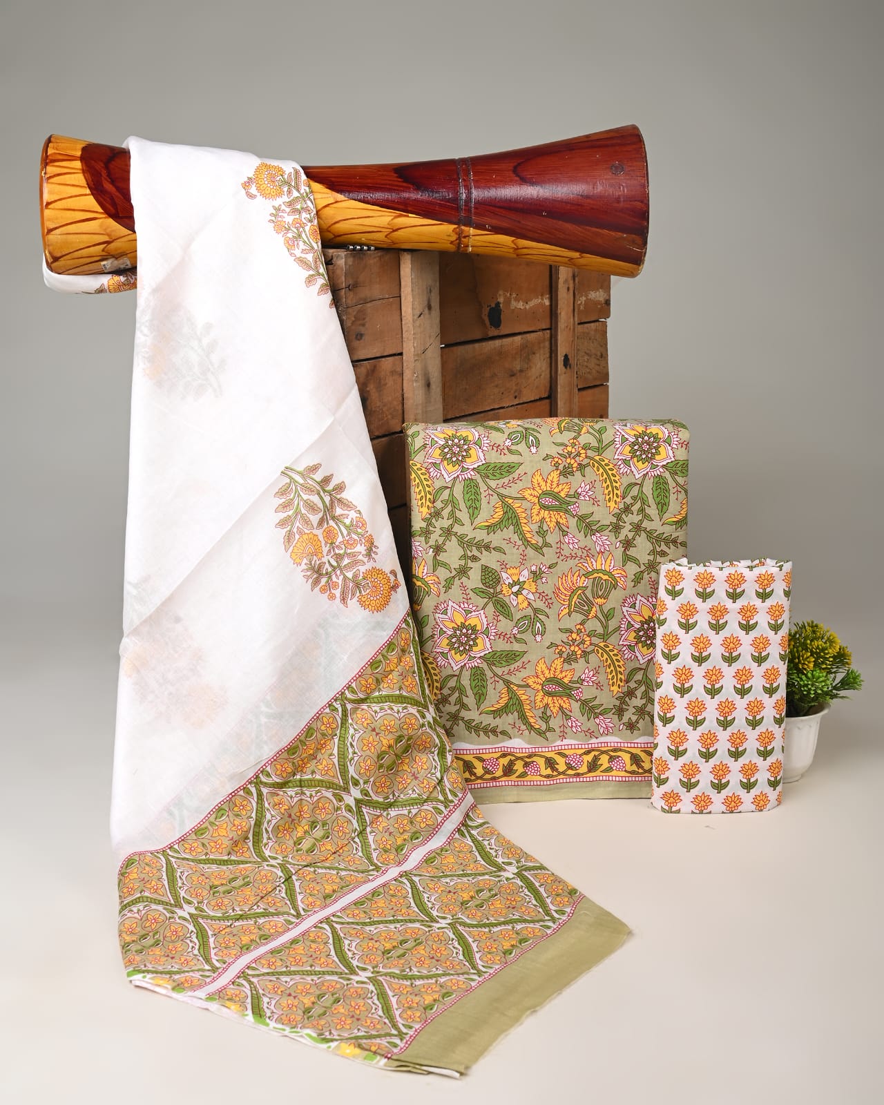 Cotton Mul Dress Material – Handblock Printed Wholesale for Boutiques