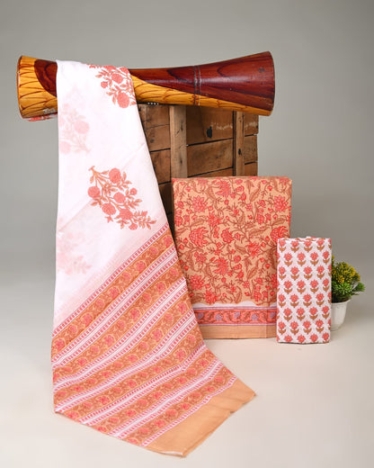 Cotton Mul Dress Material – Handblock Printed Wholesale for Boutiques