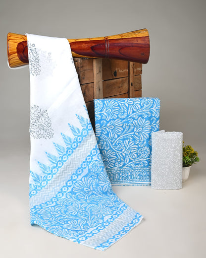 Cotton Mul Dress Material – Handblock Printed Wholesale for Boutiques