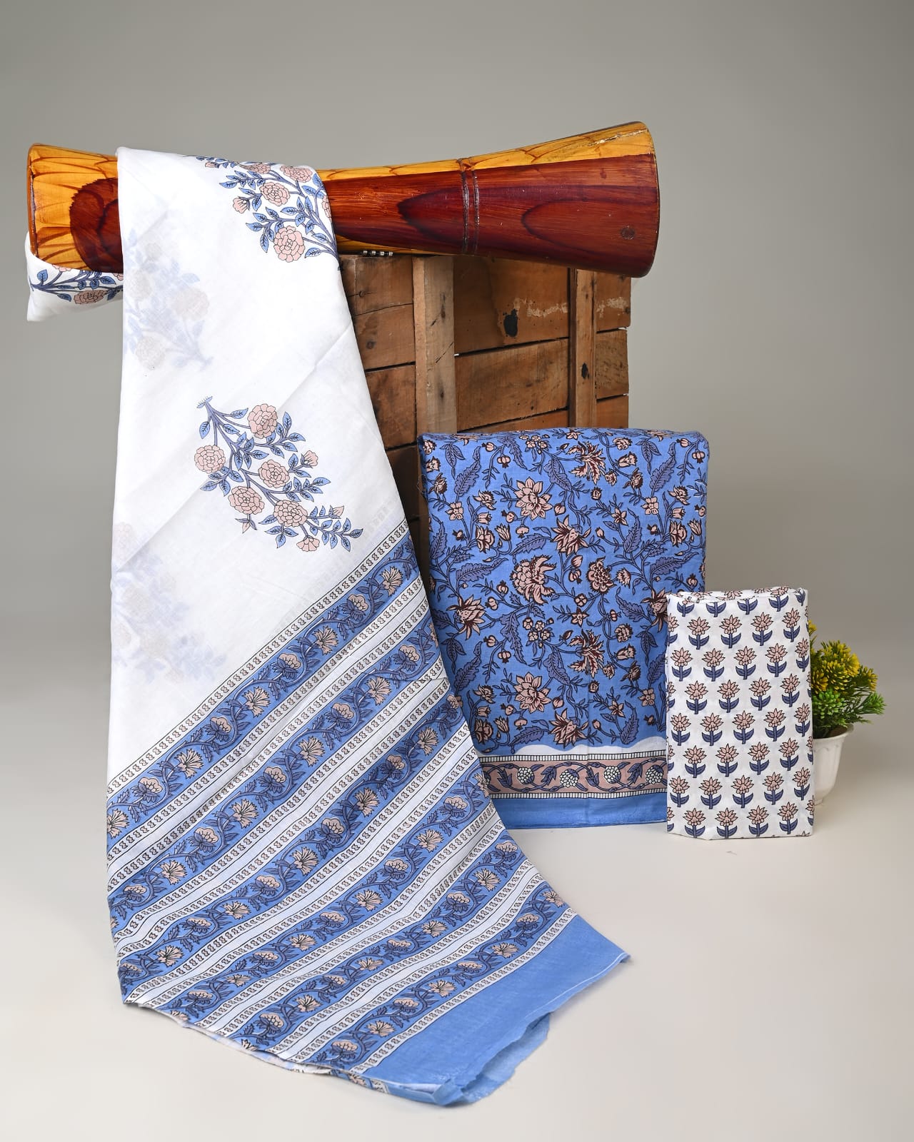 Cotton Mul Dress Material – Handblock Printed Wholesale for Boutiques