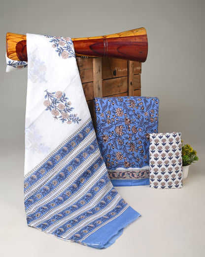 Cotton Mul Dress Material – Handblock Printed Wholesale for Boutiques